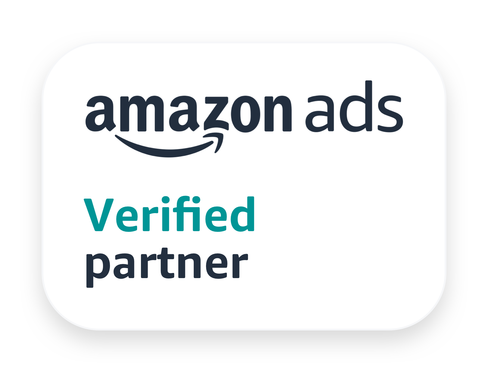 Amazon Ads certified partner badge